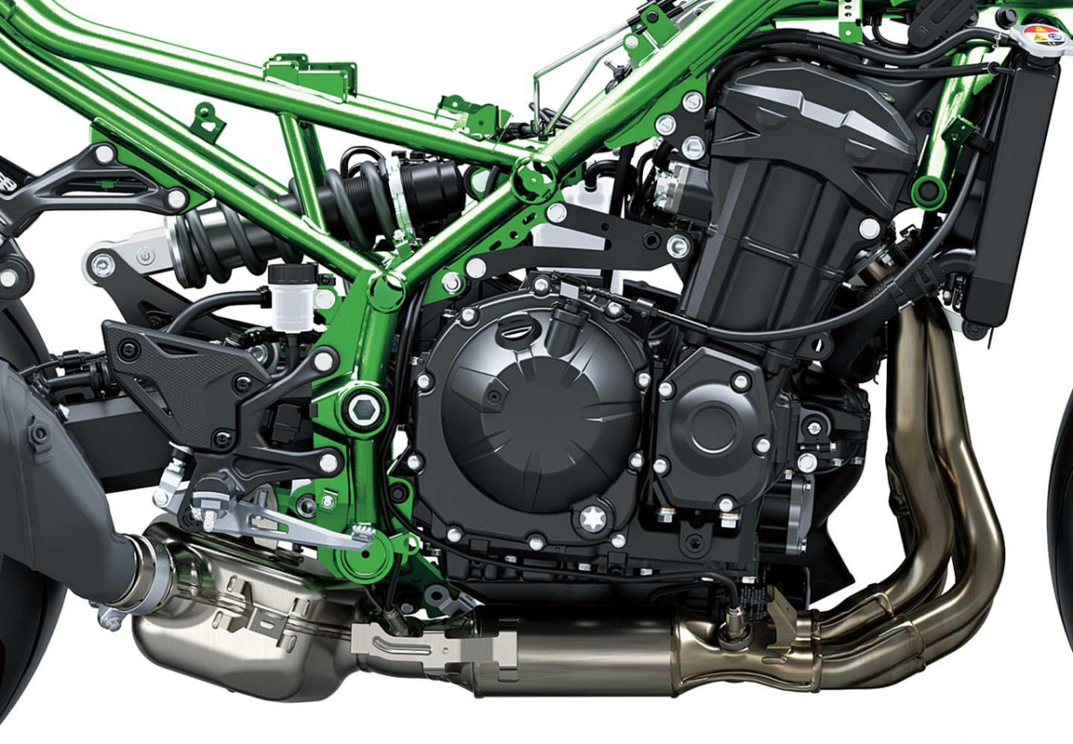 Motor com quatro cilindros em linha