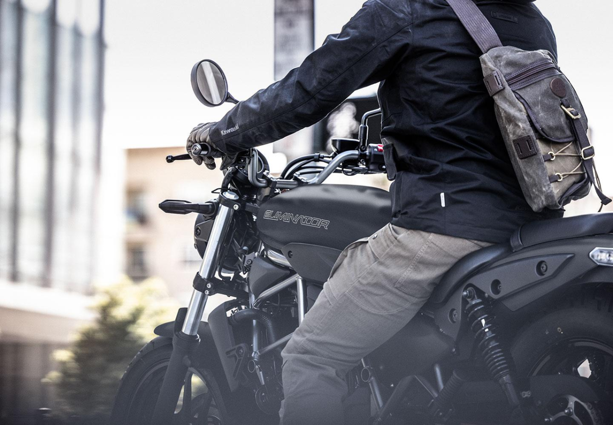 Motocicleta com estilo autêntico