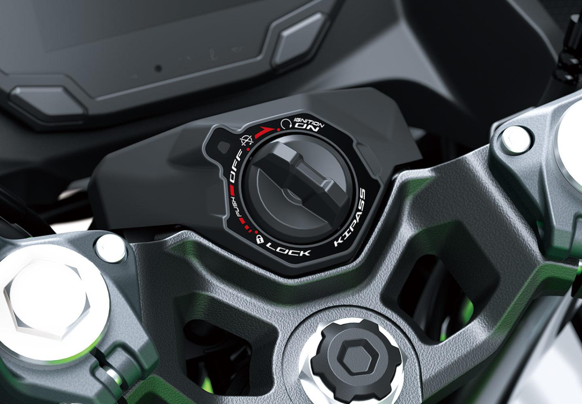 Sistema de Partida de Ativação de Proximidade Inteligente da Kawasaki